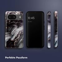 Selencia Vivid Tough Back Cover für das Google Pixel 8 - Chic Marble Black