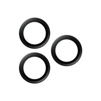 PanzerGlass Kameraprotektor Hoops Optic Rings für das Apple iPhone 17 Pro / Apple iPhone 17 Pro Max - Schwarz