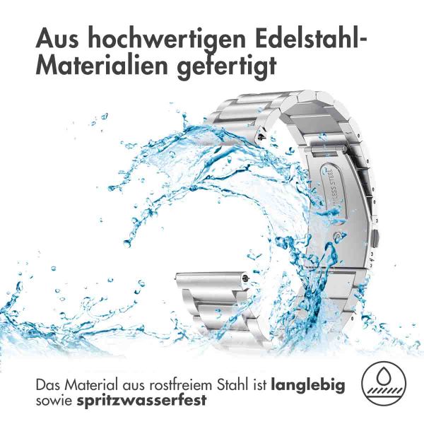 imoshion Edelstahlarmband für das  Fitbit Versa / Versa 2 / Versa Lite - Silber