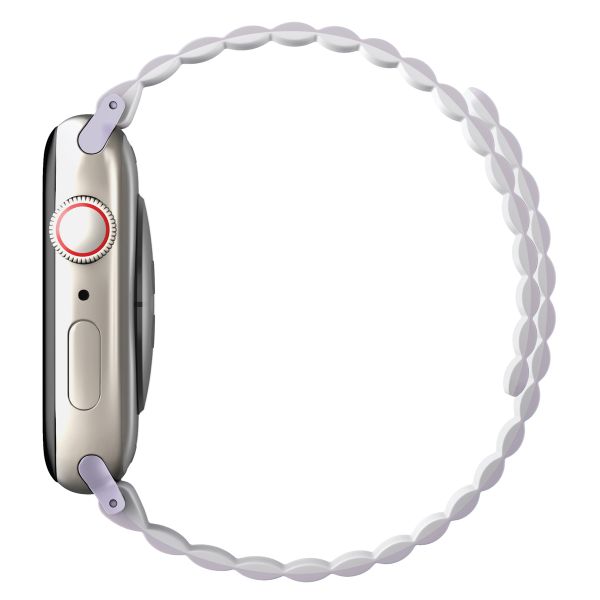 Uniq Revix doppelseitiges Armband für das  Apple Watch Series 1 t/m 9 / SE (38/40/41 mm) | Series 10 / 11 (42 mm) - Lilac / White