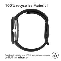 imoshion Silikon-Armband⁺ für  Google Pixel Watch / Watch 2 / Watch 3 / Watch 4 (41 mm) - Größe L - Schwarz