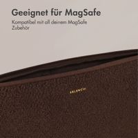 Selencia Teddy Laptop Hülle 13-14 Zoll - Laptop Sleeve - Choco Brown