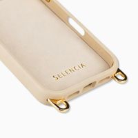 Selencia Rivièra Backcover mit MagSafe mit abnehmbaren Haken Apple iPhone 17 Pro - Milky Latte