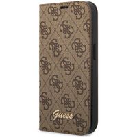 Guess 4G Logo Klapphülle Apple iPhone 14 Pro - Braun