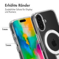 Accezz Ring Stand Backcover mit MagSafe für das iPhone 16 - Transparent