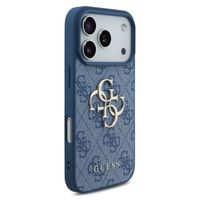 Guess 4G Metal Logo Back Cover Apple iPhone 17 Pro Max - Blau