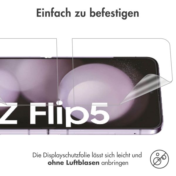 imoshion Displayschutz Folie 3-Pack Samsung Galaxy Z Flip 5 / 6 / 7 FE