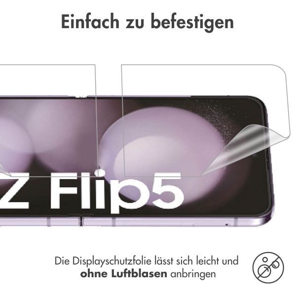 imoshion Displayschutz Folie 3er-Pack für das Samsung Galaxy Flip 5 / Flip 6 - Transparent