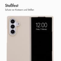 Accezz Liquid Silikoncase mit MagSafe Samsung Galaxy Z Fold 8 Ultra - Stone