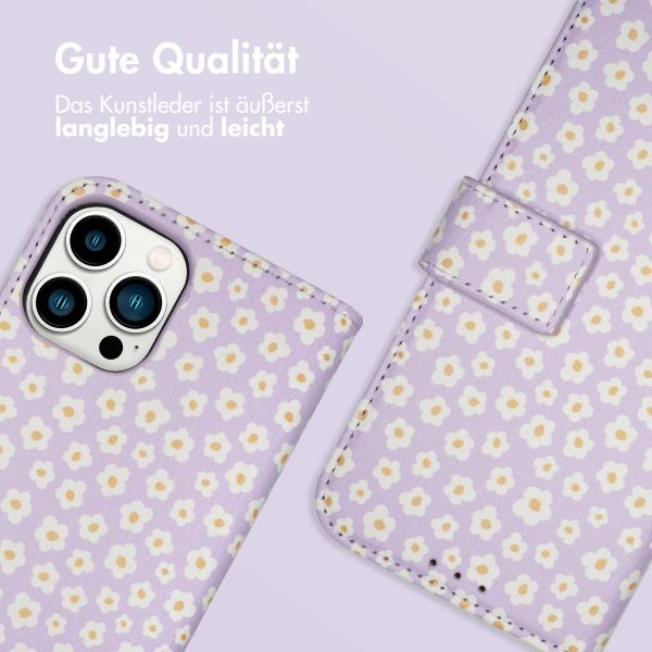imoshion Design Klapphülle Apple iPhone 12 (Pro) - White Daisy