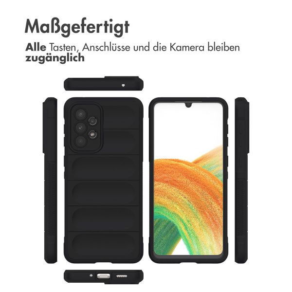 imoshion EasyGrip Back Cover für das Samsung Galaxy A33 - Schwarz