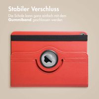 imoshion 360° drehbare Klapphülle Apple iPad 9 (2021) 10.2 Zoll / iPad 8 (2020) 10.2 Zoll / iPad 7 (2019) 10.2 Zoll - Rot