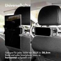 imoshion Tablethalter für das Auto - Verstellbar - Kopfstütze - Schwarz