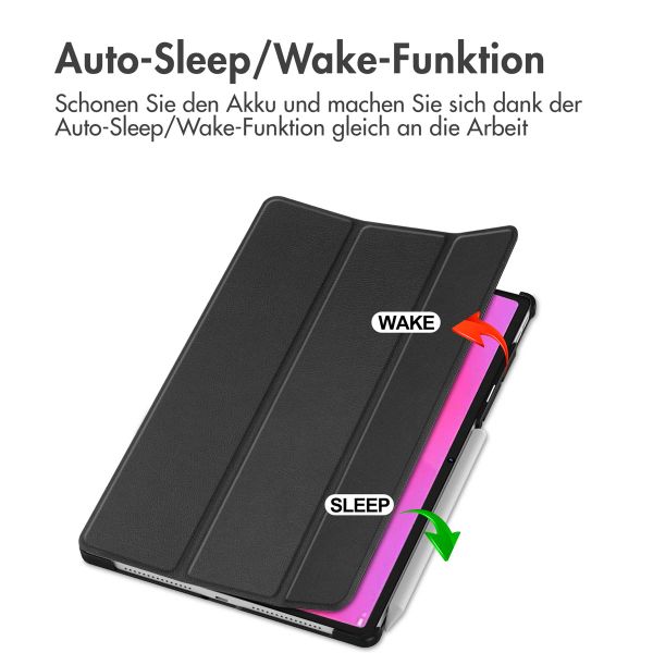 imoshion Trifold Klapphülle Lenovo Yoga Tab Plus (2025) - Schwarz