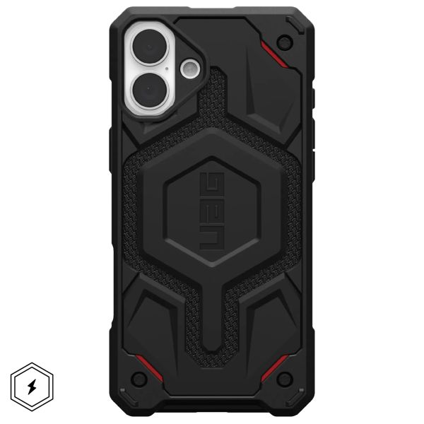 UAG Monarch Pro Backcover für das iPhone 16 Plus - Kevlar Black