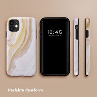 Selencia Vivid Back Cover Apple iPhone 11 - Chic Marble Gold