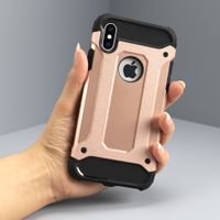 Roségoldfarbenes Rugged Xtreme Case für das Huawei P20 Lite