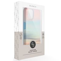 Selencia Aurora Fashion Back Case für das iPhone 15 Plus - Strapazierfähige Hülle - 100% recycelt - Sky Sunset Multicolor