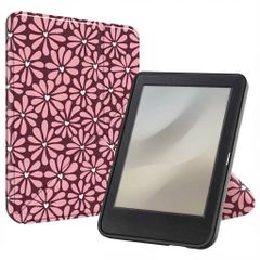 imoshion Design Klappbare Klapphülle Kobo Clara Colour / BW - Bloom Love Blush