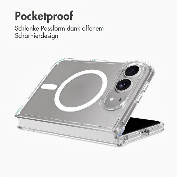 Accezz Xtreme Impact Backcover mit MagSafe Apple iPhone Duo - Transparent