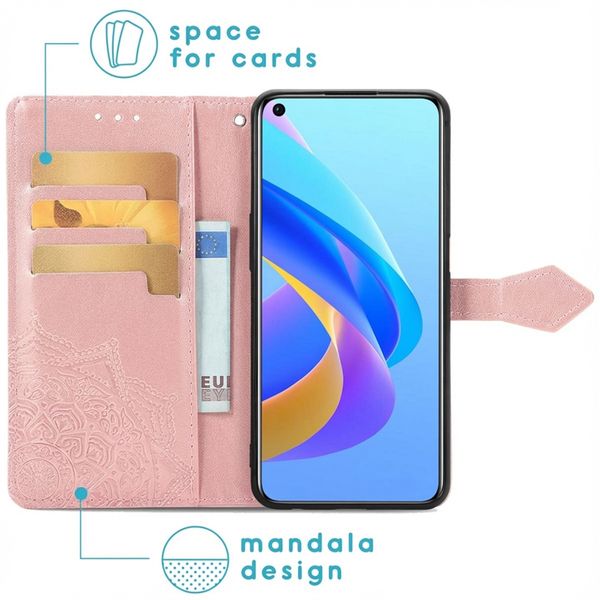 imoshion Mandala Klapphülle Oppo A76 (4G) - Rosé gold