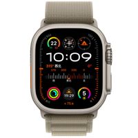 WiWu Alpine nylonarmband für das  Apple Watch Series 1 t/m 11 / SE / Ultra (44/45/46/49 mm) - Olive Green