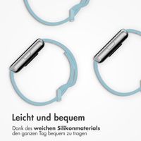 imoshion Silikonband⁺ für die Apple Watch Series 1 bis 10 / SE / Ultra (2) (44/45/46/49 mm) - Saphirblau - Größe M/L