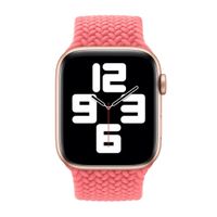 Apple Geflochtenes Solo Loop für das  Apple Watch | 44/45/46/49 mm - Größe 10 - Pink Punch