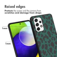 imoshion  Design Hülle für das Samsung Galaxy A53 - Green Leopard