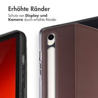 Accezz Classic Klapphülle Samsung Galaxy Tab S9 11.0 Zoll / Tab S10 FE / S9 FE 10.9 Zoll - Braun