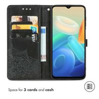 imoshion Mandala Klapphülle für das Oppo A77 - Schwarz