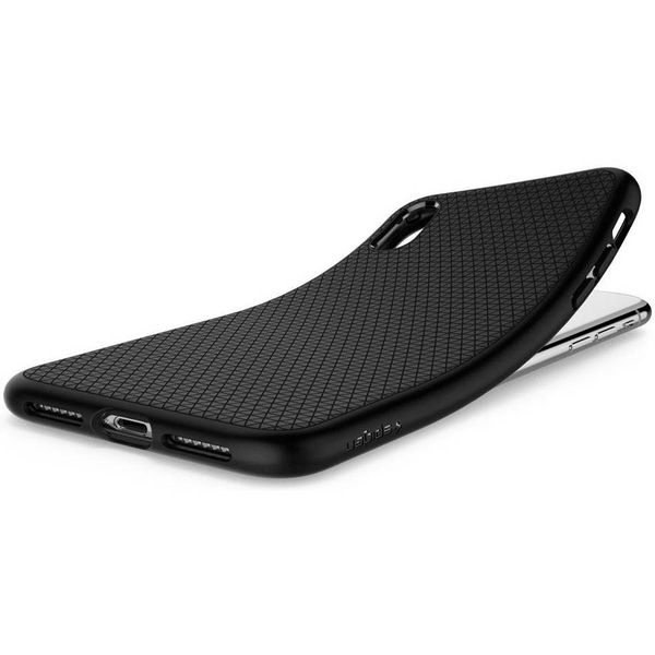 Spigen Liquid Air™ Backcover Apple iPhone X / Xs - Schwarz