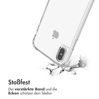 imoshion Back Cover mit Band + Armband für das iPhone X / Xs - Perlen Herzchen