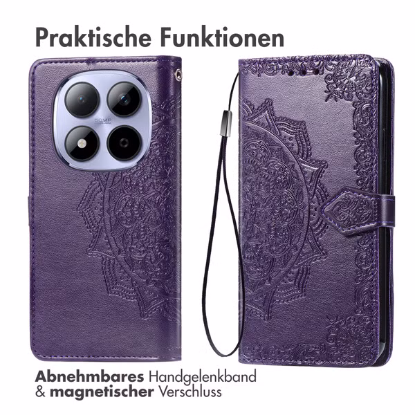 imoshion Mandala Klapphülle Xiaomi Redmi Note 15 Pro (5G) - Violett