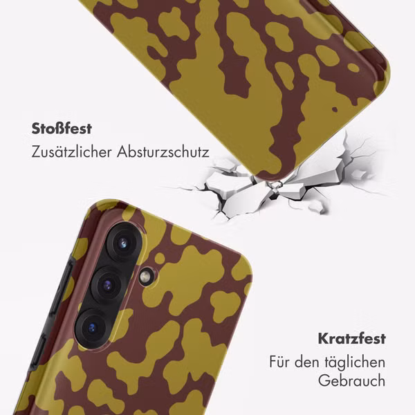 Selencia Vivid Back Cover Samsung Galaxy S25 - Moo'd Olive Dust