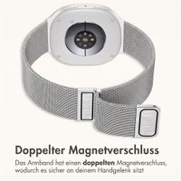 imoshion Mailändische Magnetarmband für Samsung Galaxy Watch 9 (40/44mm) / Watch 8 (40/44mm) / Classic (46mm) - Silber