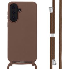 imoshion SilikonHülle mit Band Samsung Galaxy A18 (4G) / A17 (4G/5G) - Braun