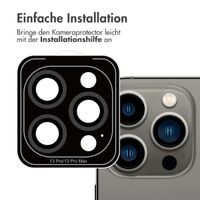 imoshion ﻿2er-Pack Objektivschutz für Kamera für das Apple iPhone 13 Pro / 13 Pro Max - Schwarz