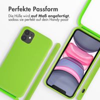 imoshion SilikonHülle mit Band Apple iPhone 11 - Fluor Groen