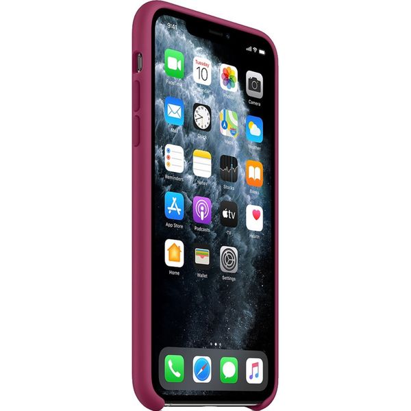 Apple Silikon-Case für das iPhone 11 Pro Max - Pomegranate