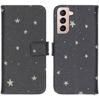 imoshion Design TPU Klapphülle Samsung Galaxy S21 - Stars Gold