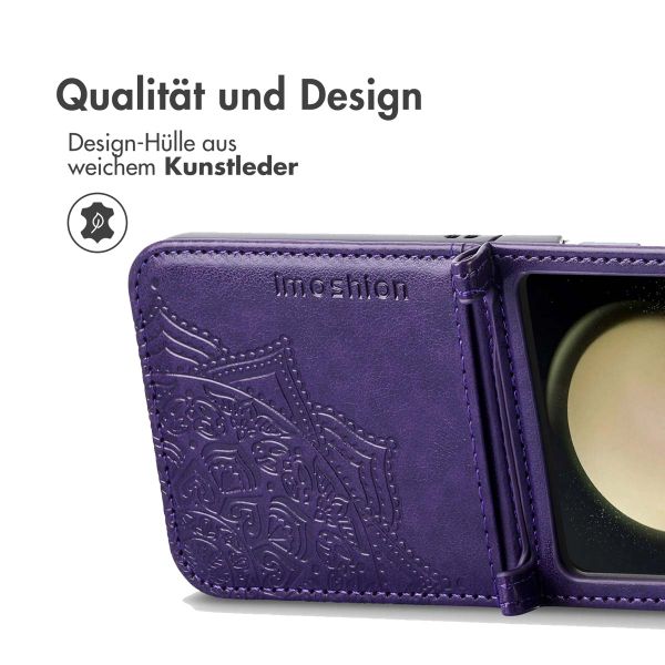 imoshion Mandala Klapphülle Samsung Galaxy Z Flip 6 - Violett