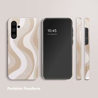 Selencia Vivid Back Cover Samsung Galaxy A55 - Desert Waves Beige