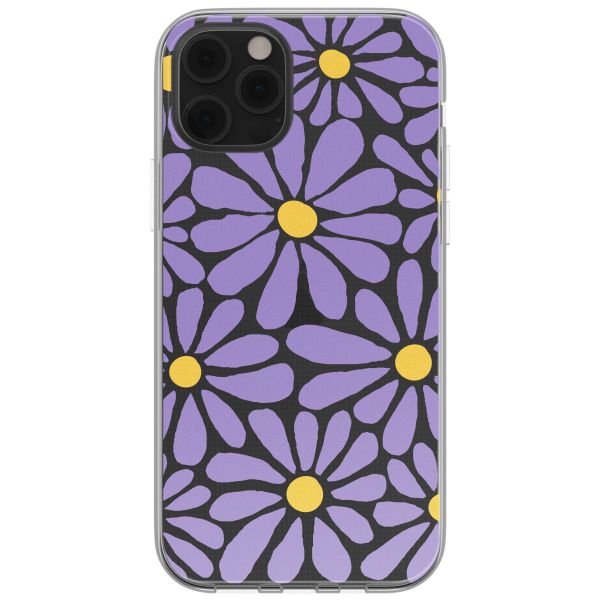 imoshion  Design Hülle für das iPhone 12 (Pro) - Tropical Violet Flowers Connect