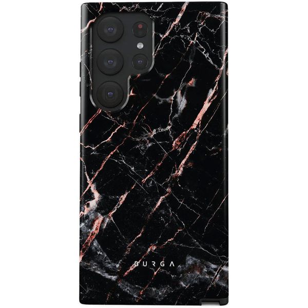 Burga Tough Back Cover für das Samsung Galaxy S23 Ultra - Rose Gold Marble