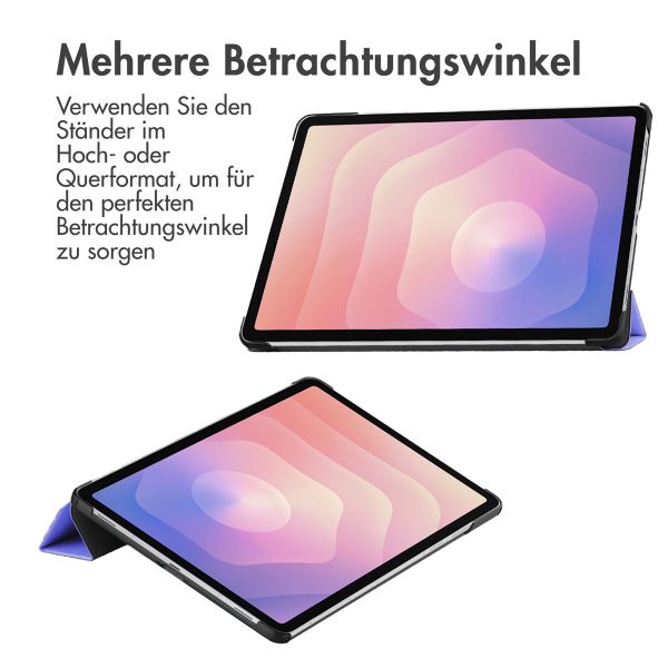 imoshion Trifold Klapphülle Samsung Galaxy Tab S11 - Lila / Lilac