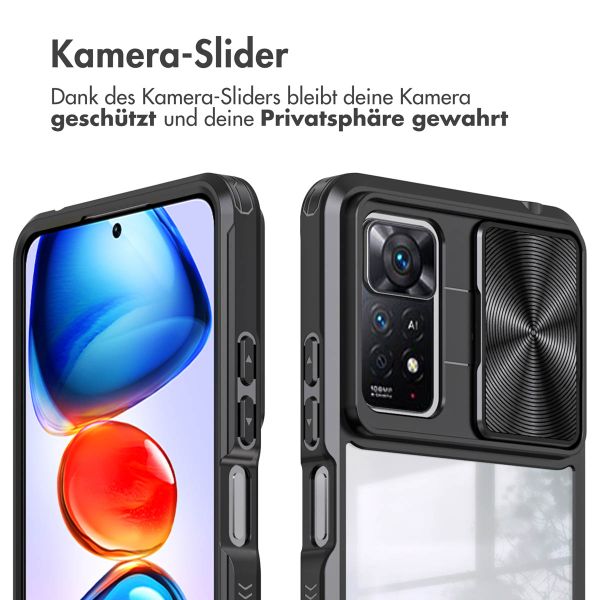 imoshion Back Cover mit Kameraschieber für das Xiaomi Redmi Note 11 Pro - Schwarz