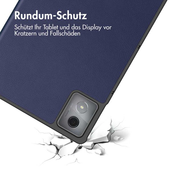 imoshion Trifold Klapphülle Lenovo Tab K11 Plus - Dunkelblau