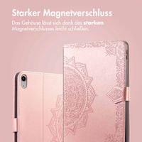 imoshion Mandala Klapphülle Apple iPad Air 11 Zoll (2025) M3 / (2024) M2 / Air 5 (2022) / Air 4 (2020) - Rose Gold