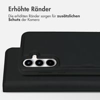 Accezz Premium Leather 2 in 1 Wallet Bookcase für das Samsung Galaxy A35 - Schwarz